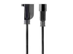 Power IEC 60320 C14 Power NEMA 5-15R - receptacle Black 3 ft