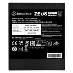 SILVERSTONE ZEUS 1650R Titanium