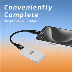 1TB, NVME x 1, USB-C 3.2 Gen 2 10Gb/s bus-powered mini-sized, rugged,