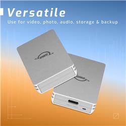 1TB, NVME x 1, USB-C 3.2 Gen 2 10Gb/s bus-powered mini-sized, rugged,