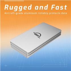 2TB, NVME x 1, USB-C 3.2 Gen 2 10Gb/s bus-powered mini-sized, rugged,
