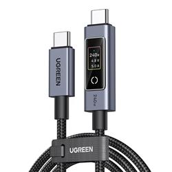 Câble de charge rapide UGREEN USB-C vers USB-C PD avec écran intelligent TFT 1 m