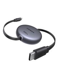 Câble rétractable UGREEN USB-C vers USB-C PD à charge rapide, 100 W max., 1 m