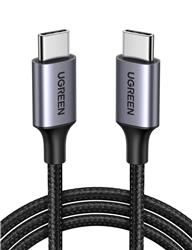 Câble de charge rapide UGREEN USB-C vers USB-C PD 3 A max. Gris 1 m