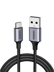 Câble de charge rapide UGREEN USB-A vers USB-C, 3 A max., gris sidéral, 2 m