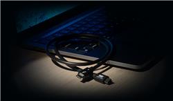 1x USB-C Male 1x USB-C Male Black