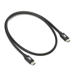 1x USB-C Male 1x USB-C Male Black