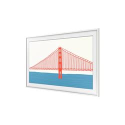 SAMSUNG 50" "The Frame" Customizable Basic Bezel - White