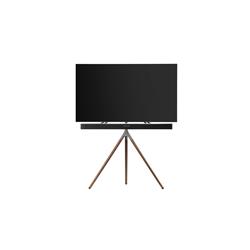 ONE FOR ALL WM7471 Universal TV Stand & Soundbar Tripod - Walnut