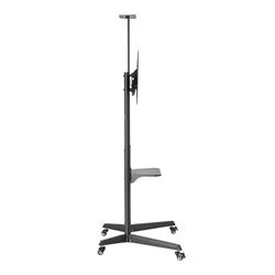 Brateck Versatile & Compact Steel TV Cart (Black)(Open Box)