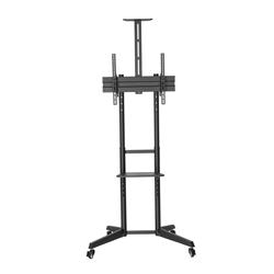 Brateck Versatile & Compact Steel TV Cart (Black)(Open Box)