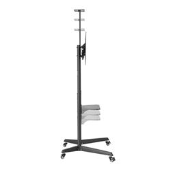 Brateck Versatile & Compact Steel TV Cart (Black)(Open Box)