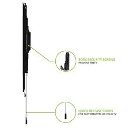 KANTO PF300 Fixed Low Profile TV Wall Mount for 32" - 90" TVs