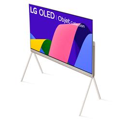 LG 55" Objet Collection Posé 4K OLED TV, 55LX1QPUA, α9 Gen5 AI Processor, Art Gallery Lifestyle TV, Stand Included