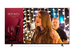 5 UR640S Series UHD Signage TV with Slim Depth, LG SuperSign CMS, and