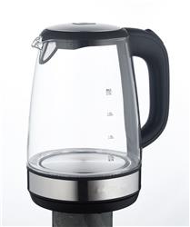 iCAN KG-1302B 2.0 L Glass Electric Kettle with Blue LED Light, Borosilicate Glass.(Open Box)