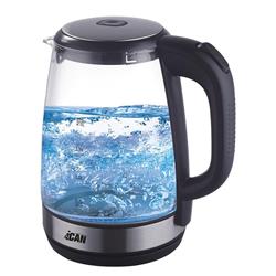 iCAN KG-1302B 2.0 L Glass Electric Kettle with Blue LED Light, Borosilicate Glass.(Open Box)