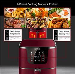 ULTIMA COSA Presto Luxe Plus Air Fryer 5L (Red)