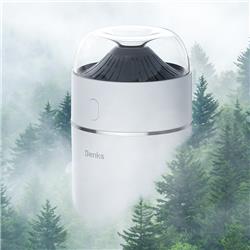 Benks L27 volcano humidifier with LED light-White