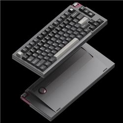 Clavier en aluminium 6063 75% Luminkey 75V2 Tri-Mode, Espace mort gris(Open Box)