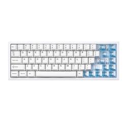 YUNZII AL65 White Gasket Mounted Aluminum Mechanical Keyboard