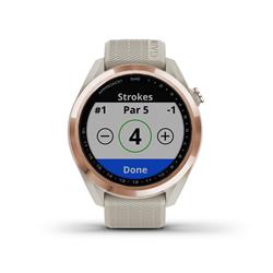 GARMIN Smartwatch - Approach S42 GPS Golfing - Sand