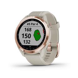 GARMIN Smartwatch - Approach S42 GPS Golfing - Sand