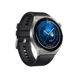 HUAWEI WATCH GT 3 Pro 46mm Active, Titanium Case with Black Fluoroelas