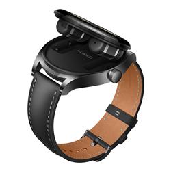 HUAWEI Watch Buds, Black Leather