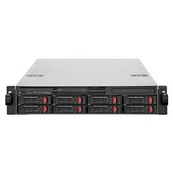 Châssis de stockage en rack SILVERSTONE 2U à 8 baies pour disques durs/SSD 2,5"/3,5"