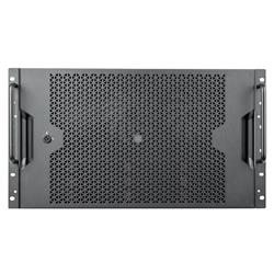 Châssis de montage en rack 6U à 12 baies Silverstone RM61-312 équipé d'une compatibilité double alimentation, d'un support d...