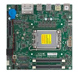 SUPERMICRO Server Motherboard Mini - ITX (X13SAV-PS) Intel Chipset - Socket LGA-1700 - Celeron, Core i7, Core i5, Core i3 Proce