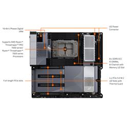 Carte mère GIGABYTE TRX50 AI TOP sTR5 AMD TRX50 EATX