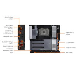 Carte mère GIGABYTE TRX50 AI TOP sTR5 AMD TRX50 EATX