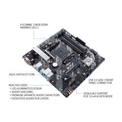 ASUS Prime B450M-A II Socket AM4 | 128 DDR4 Max. RAM | PCIe 3.0 x16, M.2 | USB 3.2 Gen 1, HDMI, DP, mATX Motherboard(Open Box)