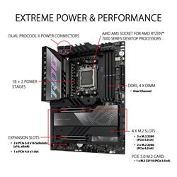 ASUS ROG CROSSHAIR X670E HERO (WiFi 6E) Socket AM5 (LGA 1718)(Open Box)