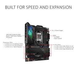 ASUS ROG STRIX X670E-F GAMING WIFI6E Socket AM5 (LGA 1718) Ryzen 7000