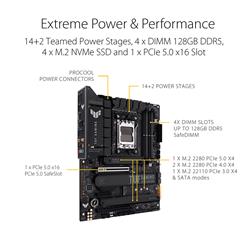 ASUS TUF GAMING X670E-PLUS WIFI 6E Socket AM5 (LGA 1718) Ryzen 7000