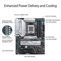 ASUS Prime X670-P WiFi Socket AM5 (LGA 1718) Ryzen 7000(Open Box)