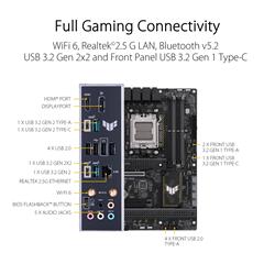 ASUS TUF GAMING B650-PLUS WIFI Socket AM5 (LGA 1718) ATX motherboard