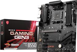 MSI B550 GAMING GEN3 AMD B550 ATX AM4 Motherboard(Open Box)