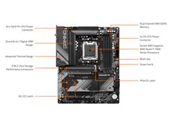 GIGABYTE B650 GAMING X AX AM5 LGA 1718 AMD B650 ATX Motherboard with 5-Year Warranty, DDR5, PCIe 4.0 M.2, PCIe 4.0, USB 3.2 ...