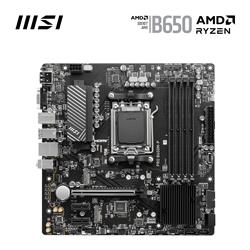 MSI PRO B650M-P, AMD B650 mATX AM5,  Supports AMD Ryzen 7000 Series Desktop Processor, 4 Dimm DDR5, PCIE 4.0, M.2 x 2, USB 3...