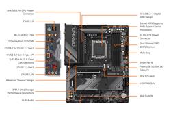 GIGABYTE B650 GAMING X AX V2 AM5 LGA 1718 B650 ATX DDR5