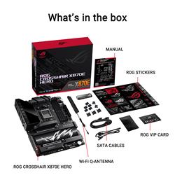 Carte mère ASUS ROG CROSSHAIR X870E HERO AMD X870E AM5 ATX(Open Box)