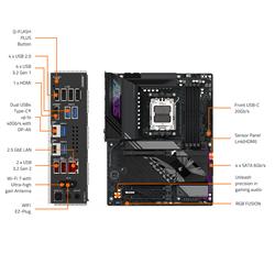 GIGABYTE X870E AORUS ELITE WIFI7 AMD AM5 LGA 1718 Motherboard, ATX