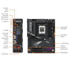 GIGABYTE X870 AORUS ELITE WIFI7 AMD AM5 LGA 1718 Motherboard, ATX