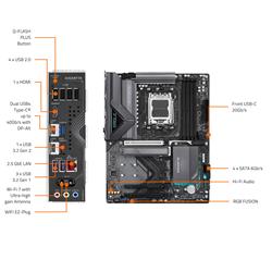 GIGABYTE X870 EAGLE WIFI7 AMD AM5 LGA 1718 Motherboard, ATX, DDR5