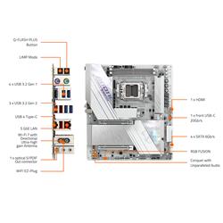 GIGABYTE X870 AORUS TACHYON ICE AMD AM5 E-ATX Carte mère