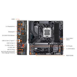 GIGABYTE B850M EAGLE WF6E  AMD AM5 Motherboard(Open Box)